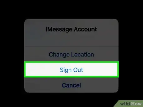 Imagen titulada Sign Out of Apple Messages Step 5