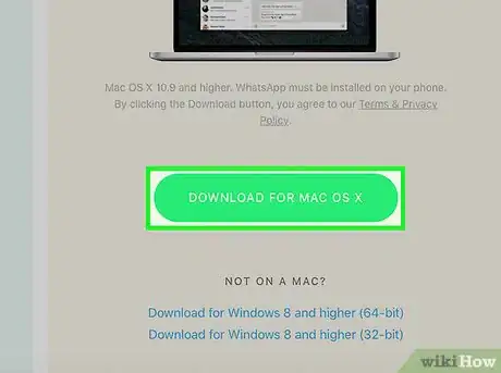 Imagen titulada Install WhatsApp on PC or Mac Step 2