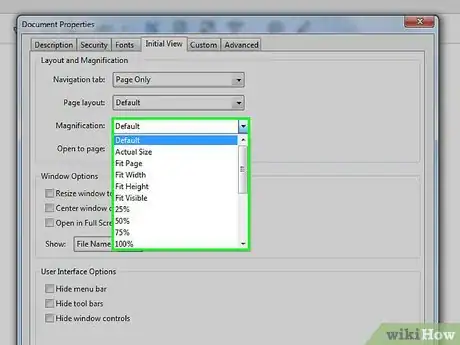 Imagen titulada Set the Opening View of a PDF in Acrobat Professional Step 5