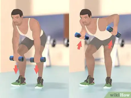 Imagen titulada Work Your Back With Dumbbells Step 2