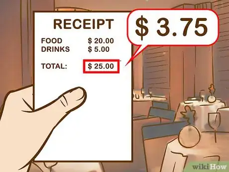 Imagen titulada Tip Your Server at a Restaurant Step 2