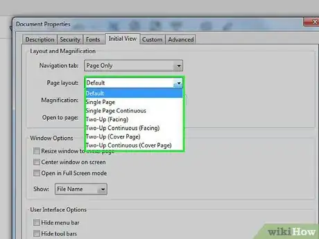 Imagen titulada Set the Opening View of a PDF in Acrobat Professional Step 4
