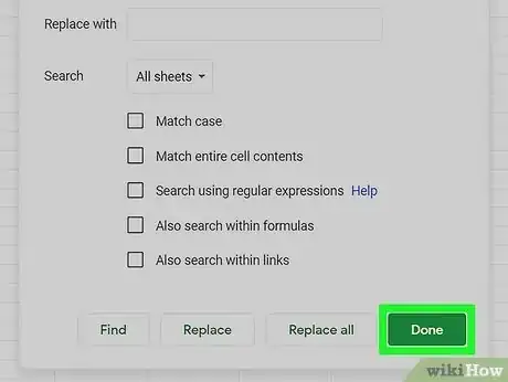 Imagen titulada Search Within a Google Docs Spreadsheet Step 6