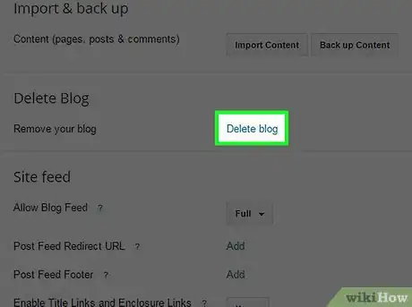 Imagen titulada Delete a Blog on Blogger Step 6