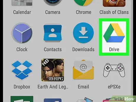 Imagen titulada Log Out of Google Drive on Android Step 1