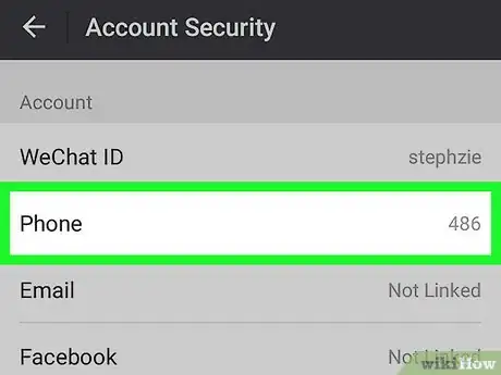 Imagen titulada Change Your Phone Number on WeChat on Android Step 5