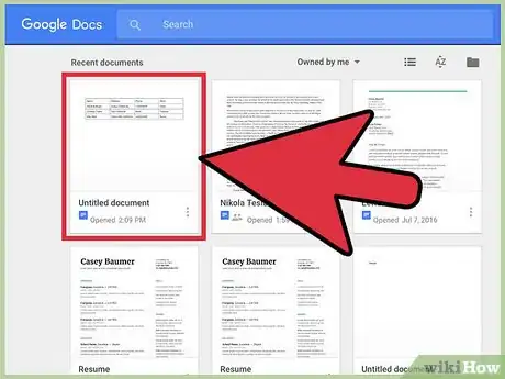 Imagen titulada Delete a Table in Google Docs Step 2