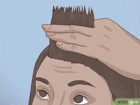 Imagen titulada Use Hair Thinning Shears Step 10