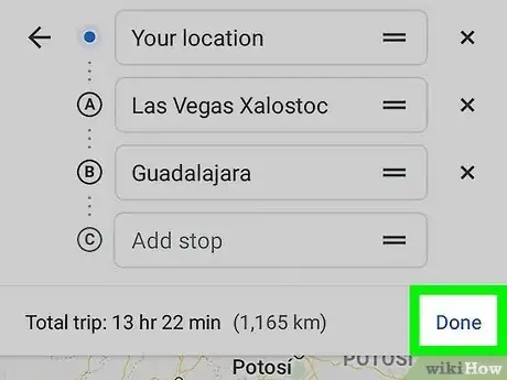 Imagen titulada Change the Route on Google Maps on iPhone or iPad Step 24