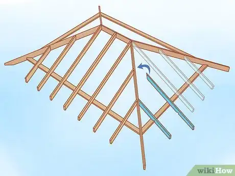 Imagen titulada Build a Hip Roof Step 10