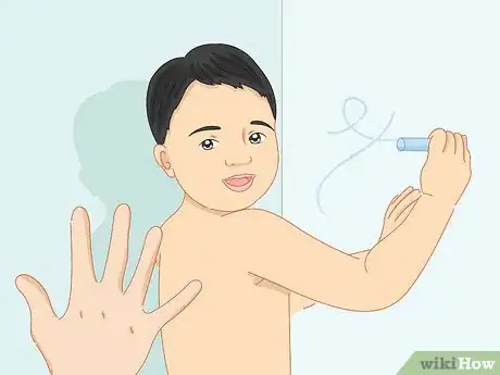 Imagen titulada Get a Toddler to Stop Drawing on Walls Step 1