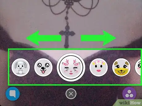 Imagen titulada Do the Bunny Face on Snapchat Step 4