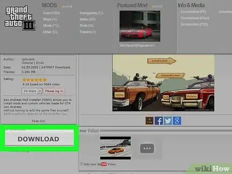 Imagen titulada Install Car Mods in Grand Theft Auto San Andreas Step 1