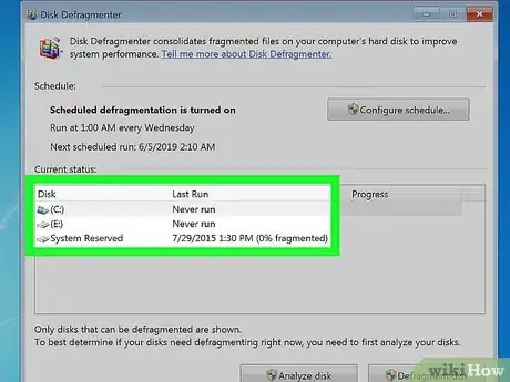 Imagen titulada Defragment a Disk on a Windows Computer Step 19