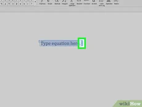 Imagen titulada Insert Equations in Microsoft Word Step 21