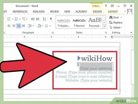 Imagen titulada Create a Resume in Microsoft Word Step 4