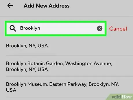 Imagen titulada Change an Address on DoorDash on Android Step 5