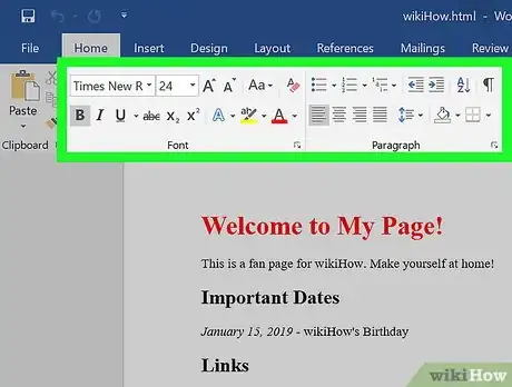 Imagen titulada Convert Html to Word Step 7