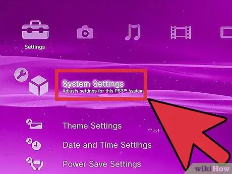 Imagen titulada Reset the Default Settings of PS3 Step 2