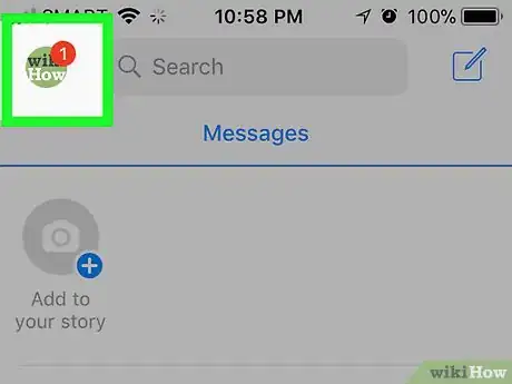 Imagen titulada Scan a QR Code on Facebook Messenger Step 2