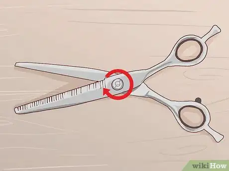 Imagen titulada Use Hair Thinning Shears Step 4