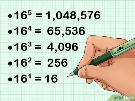 Imagen titulada Convert from Decimal to Hexadecimal Step 2