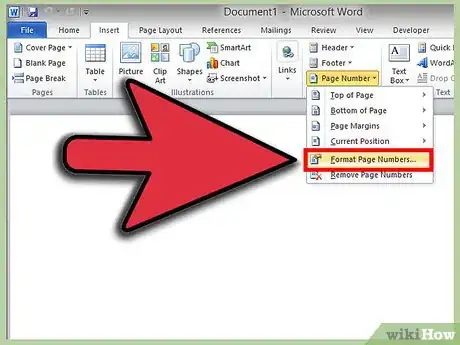 Imagen titulada Add Page Numbers or Page X of Y Page Numbers in Word Step 3