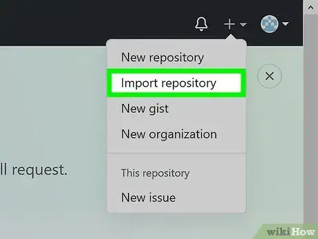 Imagen titulada Import a Repository on Github Step 3