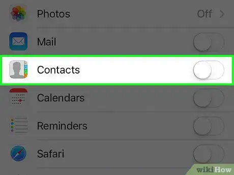 Imagen titulada Stop Syncing iPhone Contacts to iCloud Step 4