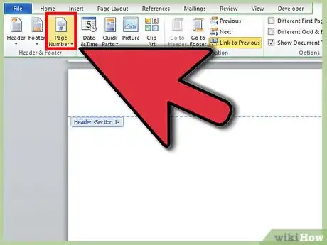 Imagen titulada Add Page Numbers or Page X of Y Page Numbers in Word Step 8