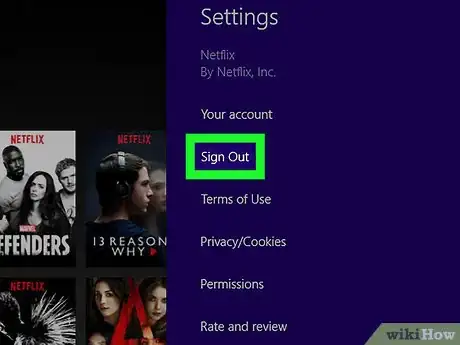 Imagen titulada Log Out of Netflix on Windows 8 Step 11