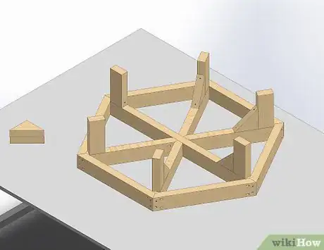 Imagen titulada Build a Hexagon Picnic Table Step 13