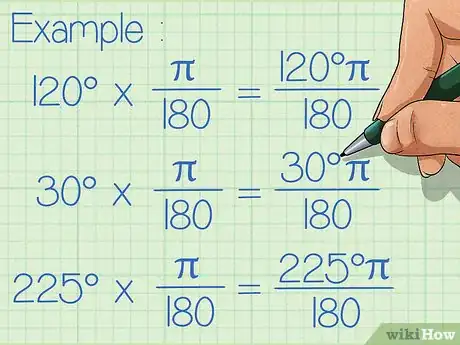 Imagen titulada Convert Degrees to Radians Step 3