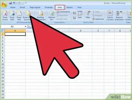 Imagen titulada Embed a SQL Query in Microsoft Excel Step 1