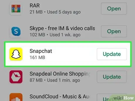 Imagen titulada Upgrade Snapchat Step 4