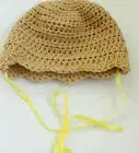 tejer un gorro de crochet para bebé