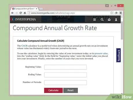 Imagen titulada Calculate Compounded Annual Growth Rate Step 1