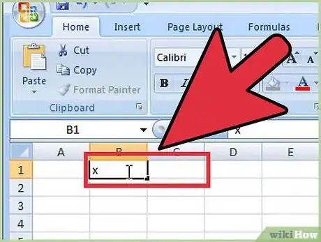 Imagen titulada Calculate Slope in Excel Step 1