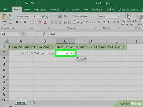 Imagen titulada Create an Inventory List in Excel Step 15