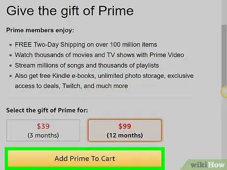 Imagen titulada Give Amazon Prime As a Gift Step 3