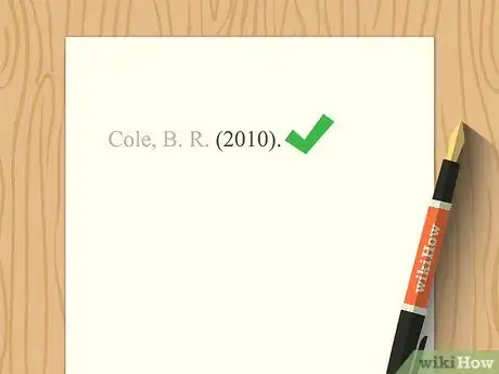 Imagen titulada Cite a Source in APA Format Step 9