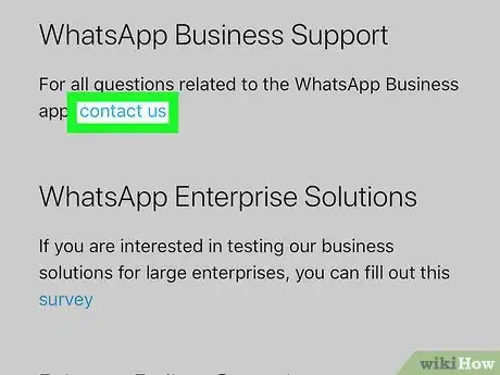 Imagen titulada Contact WhatsApp Customer Service Step 5