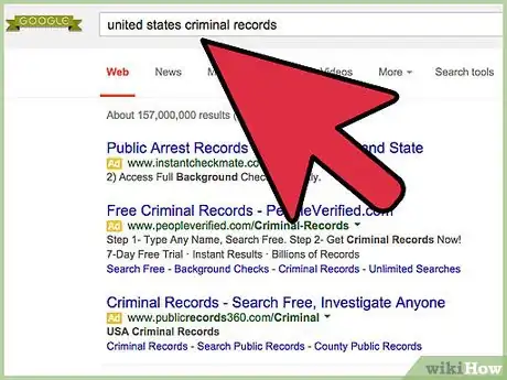 Imagen titulada Find a Criminal Record Step 1