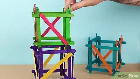 Imagen titulada Build a Popsicle Stick Tower Step 11