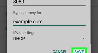 cambiar la configuración del proxy