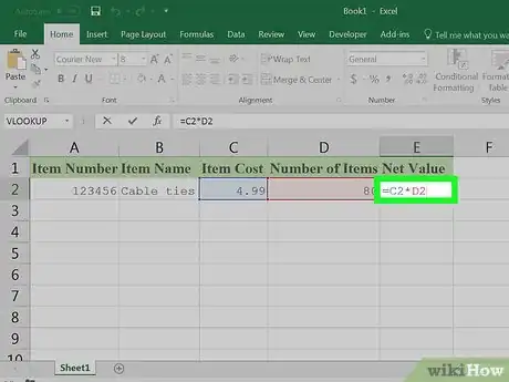 Imagen titulada Create an Inventory List in Excel Step 17