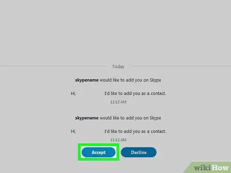 Imagen titulada Accept a Contact Request on Skype on a PC or Mac Step 5