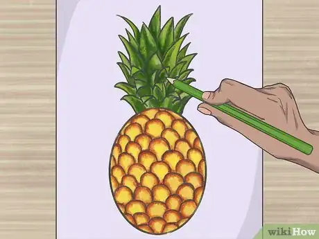 Imagen titulada Draw a Pineapple Step 8