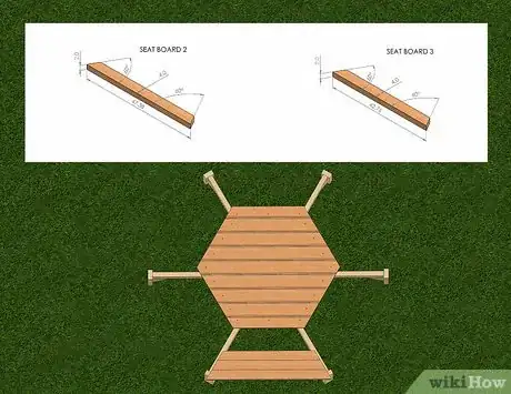 Imagen titulada Build a Hexagon Picnic Table Step 28