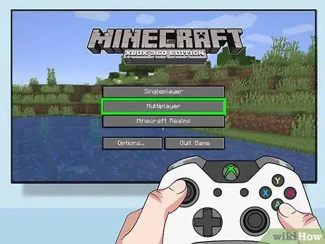 Imagen titulada Get Splitscreen on Minecraft Xbox 360 Step 14
